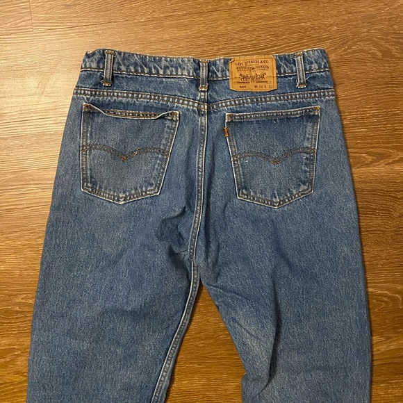 Vintage 90’s Levi 505 Orange Tab Relaxed Fit Jeans - Picture 5 of 7